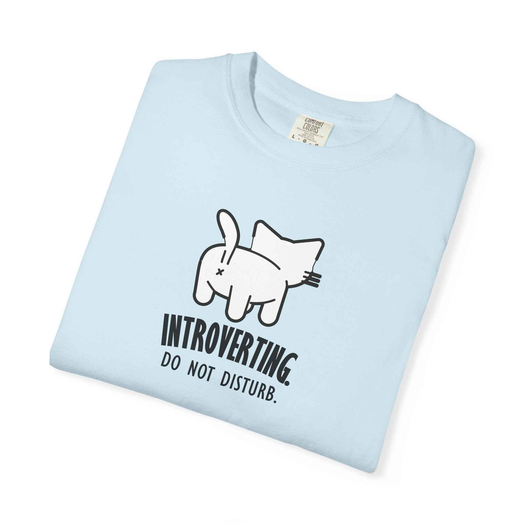 Introverting. Do Not Disturb. Unisex Cat T-Shirt