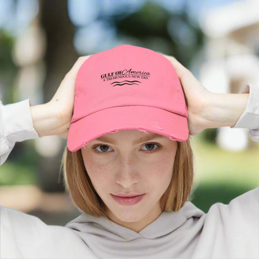 Tremendous Gulf of America Distressed Hat