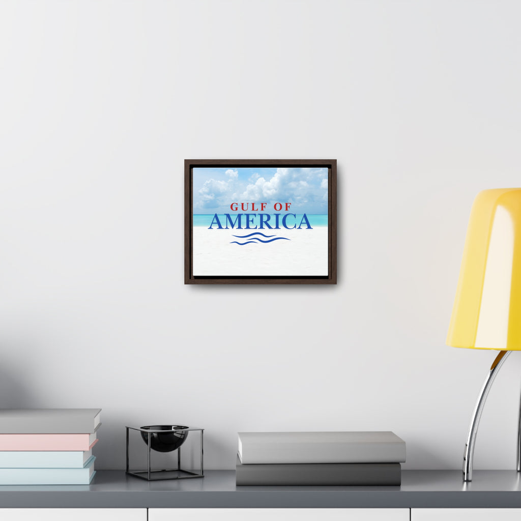 American Gulf Canvas Wrap - Coastal Wall Art for Beach Lovers