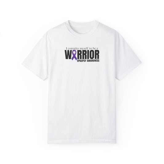 I Am a Warrior Epilepsy Awareness T-Shirt | Unisex Garment-Dyed Tee