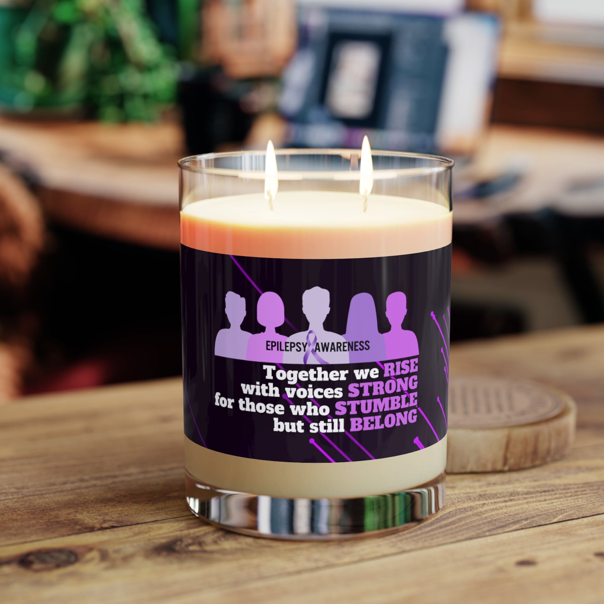 Together We Rise Scented Candle - Full Glass, 11oz - EpiAl's Shop