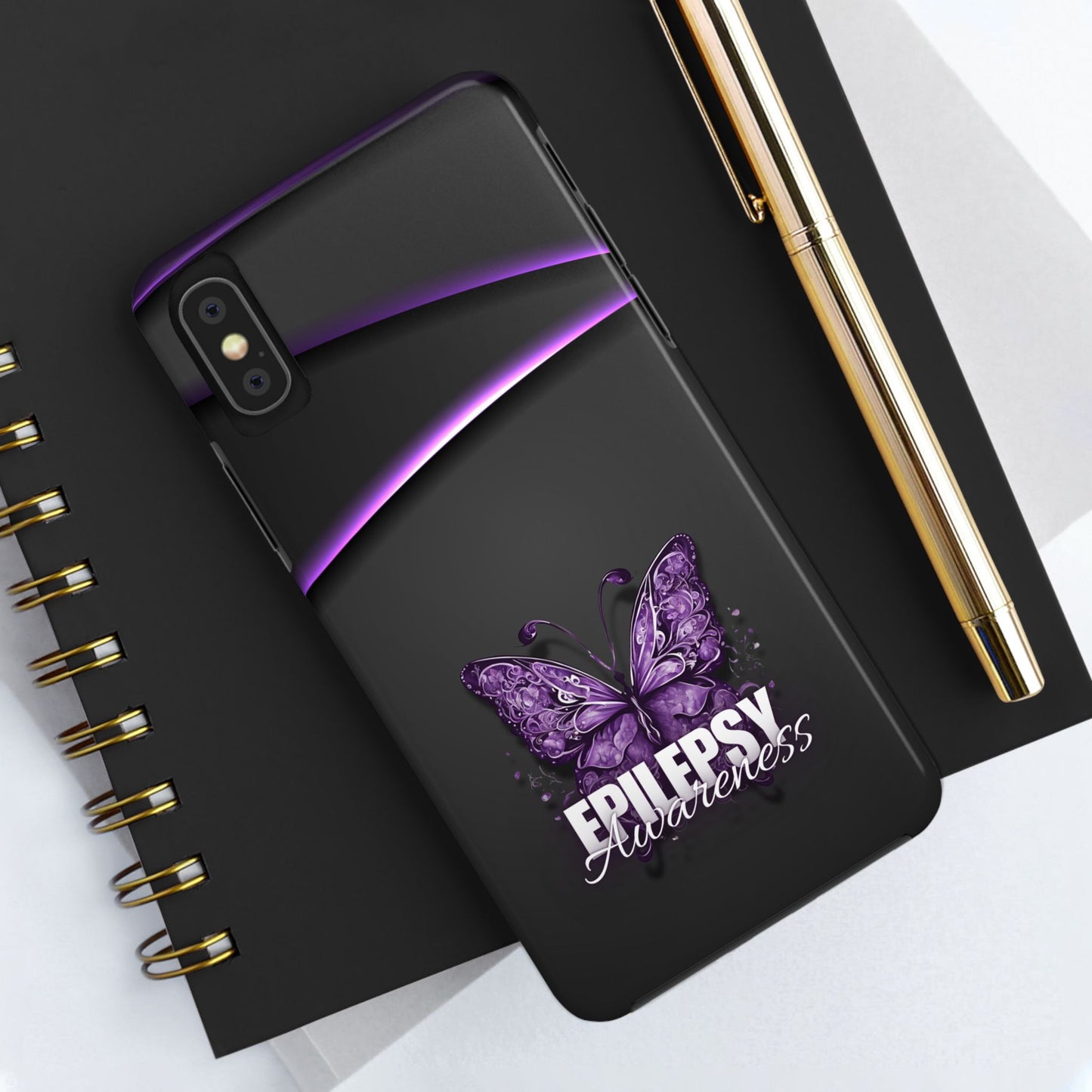 Epilepsy Awareness Butterfly Tough Phone Cases