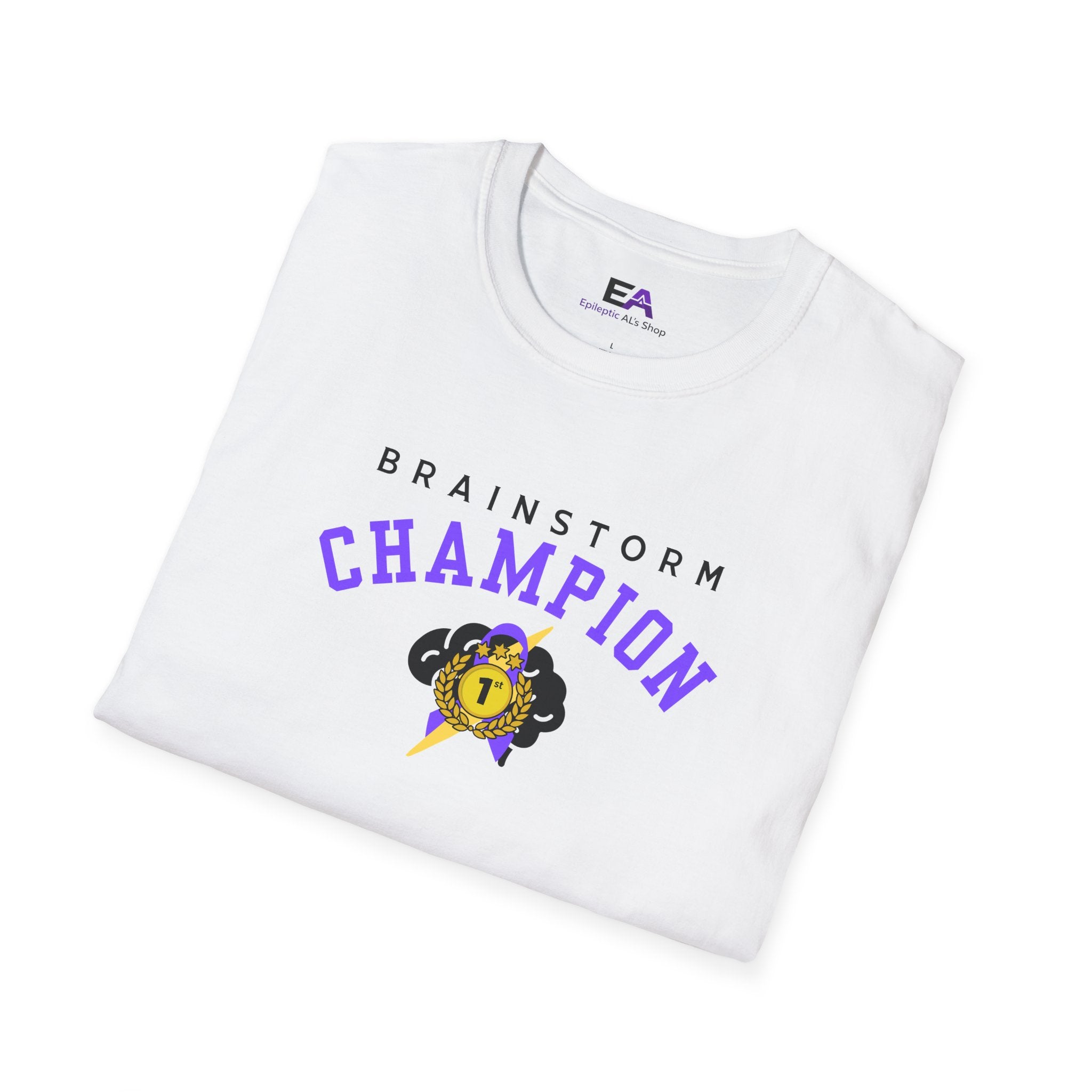 Brainstorm Champion Tee – Neurostrong Graphic T-Shirt