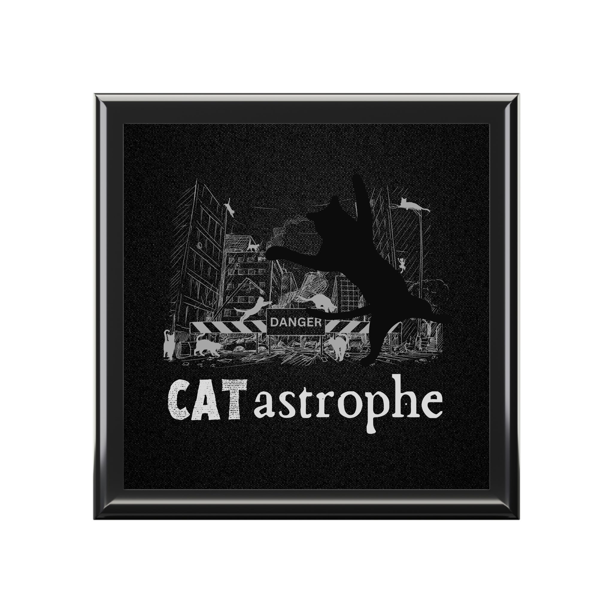 Photo depicting the ​CATastrophe Jewelry Box from EpiAl's Shop.