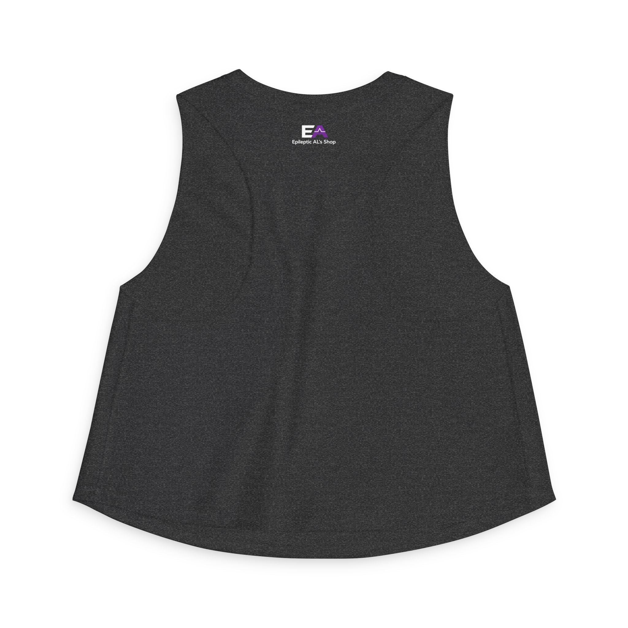 Stable Instability Epilepsy Awareness Crop Tank – Purple Ribbon Minimalist Crop Top
