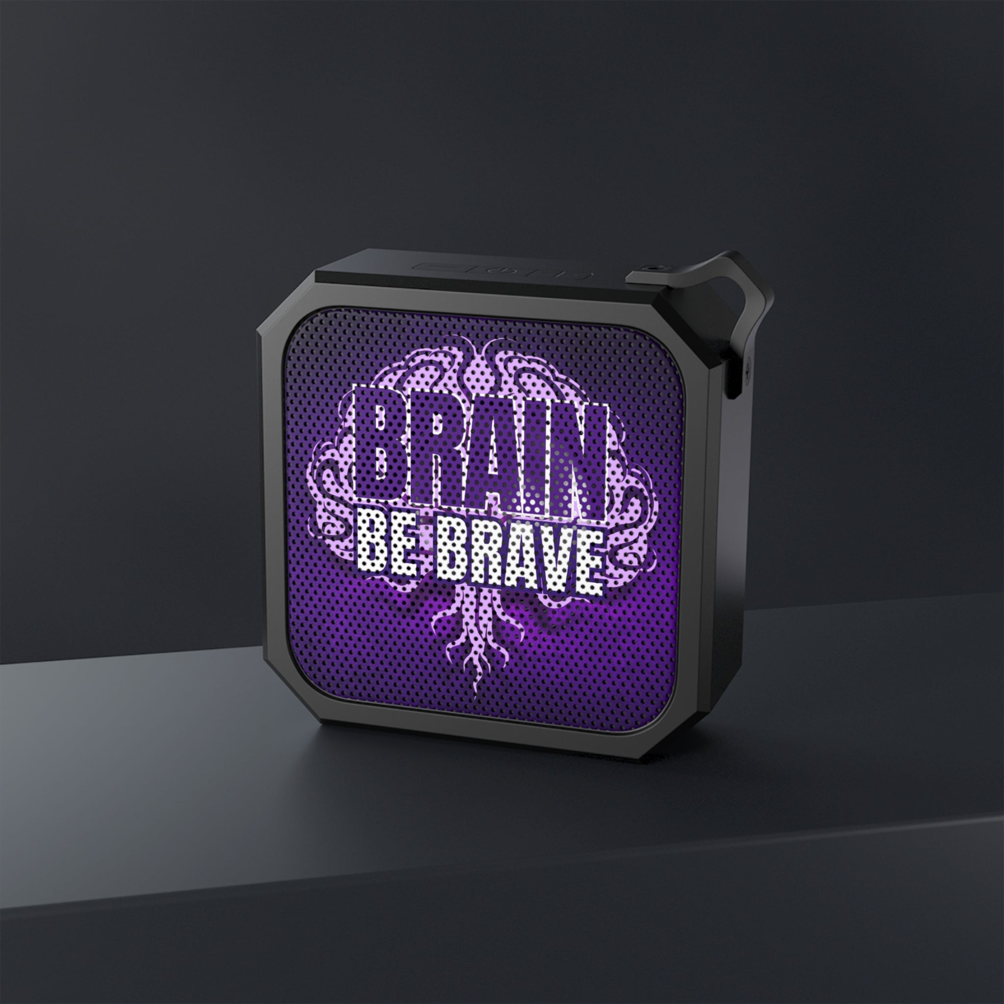Photo depicting the ​Brain Be Brave Blackwater Outdoor Bluetooth Speaker from EpiAl's Shop.
