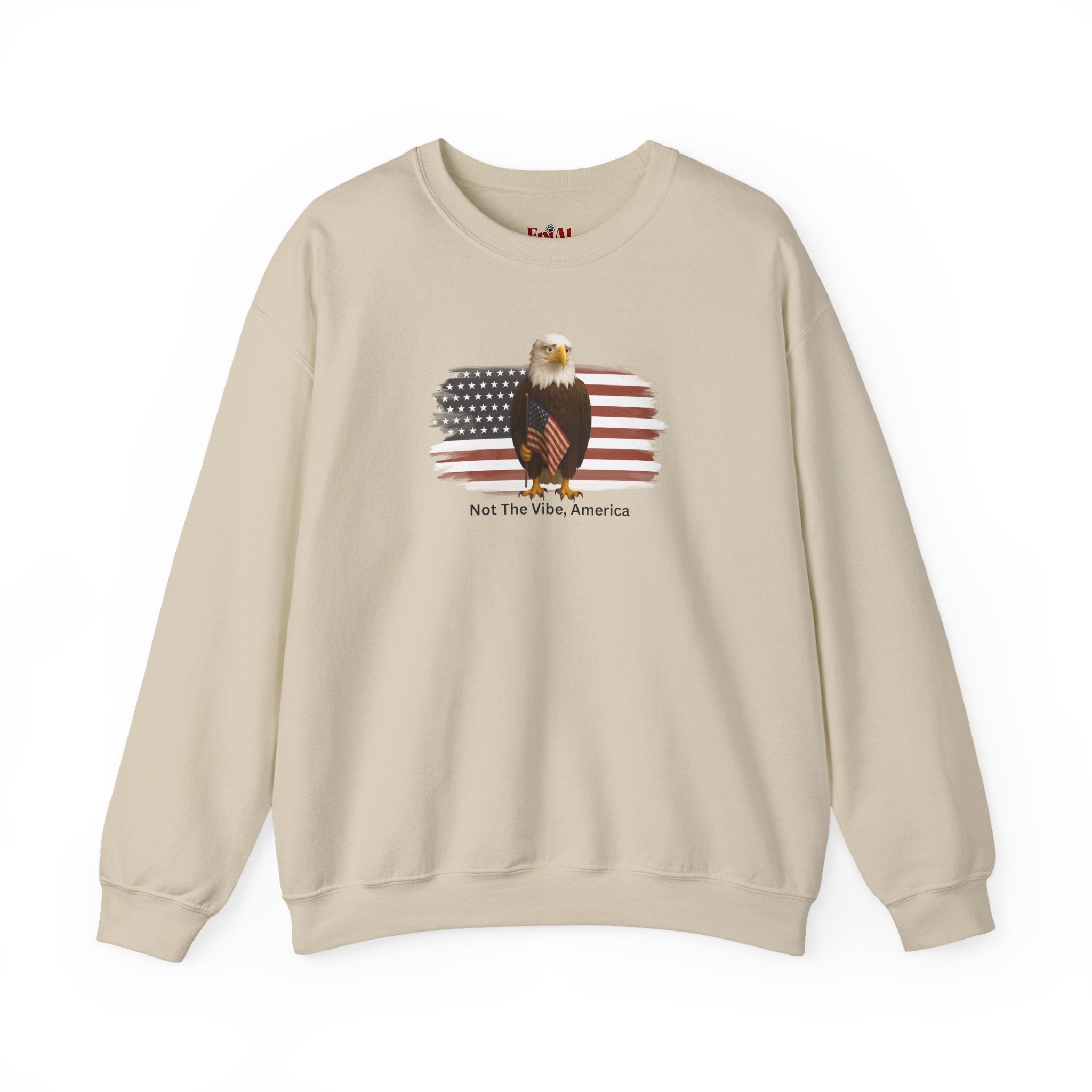 Not the Vibe, America – Political Parody Crewneck Sweatshirt