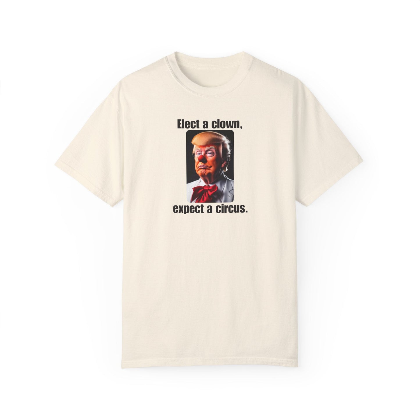 Humorous Political T-Shirt - 'Elect a Clown, Expect a Circus' Printify