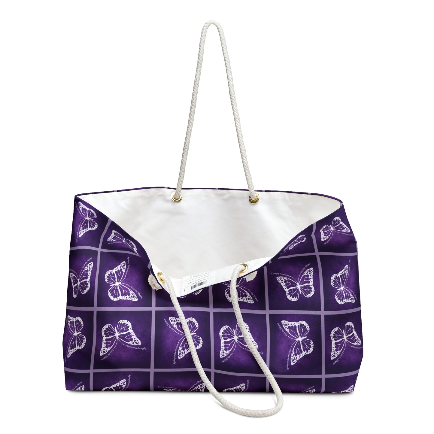 Epilepsy Butterfly Weekender Bag Printify