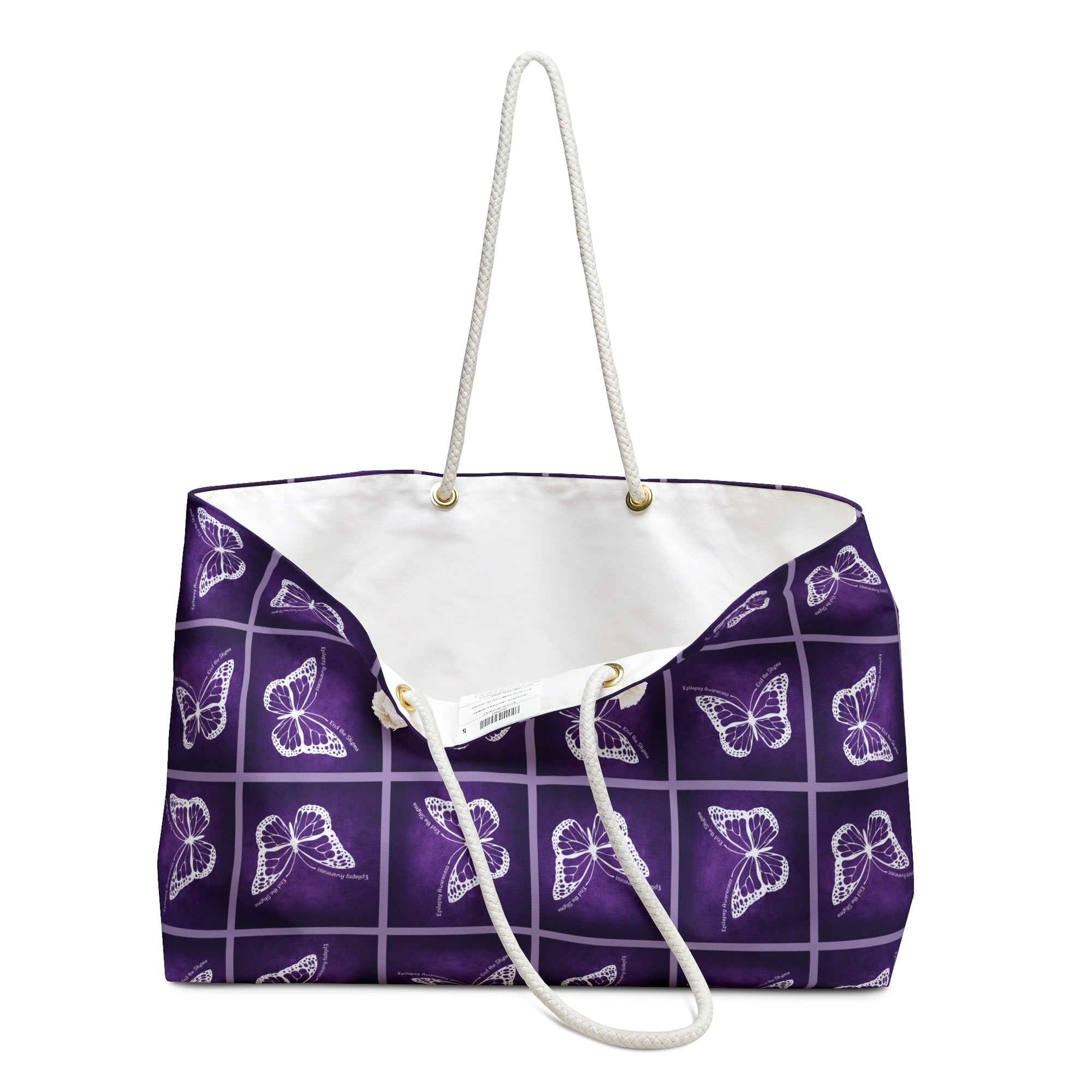 Epilepsy Butterfly Weekender Bag Printify