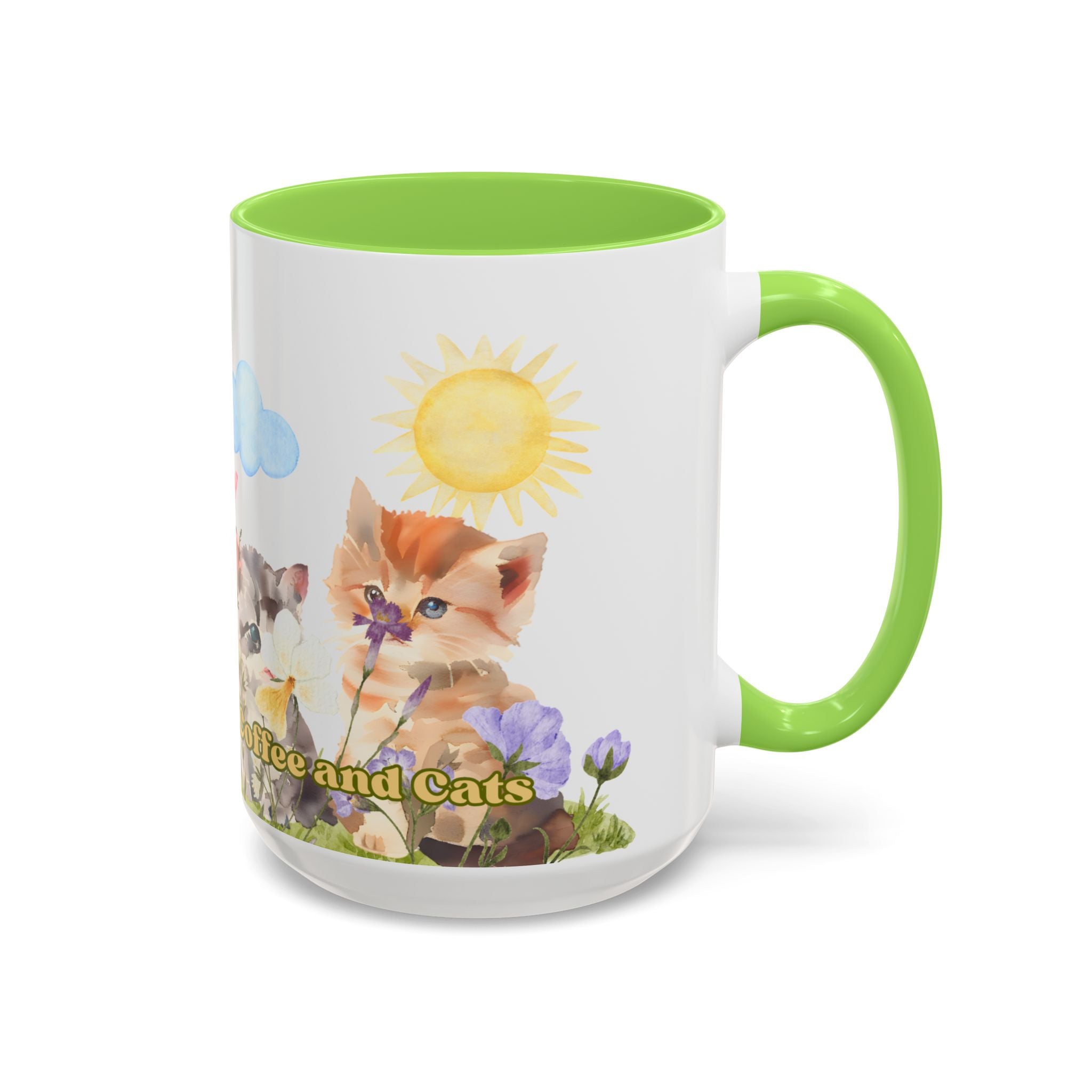 Life Is Better with Coffee and Cats Ceramic Mug