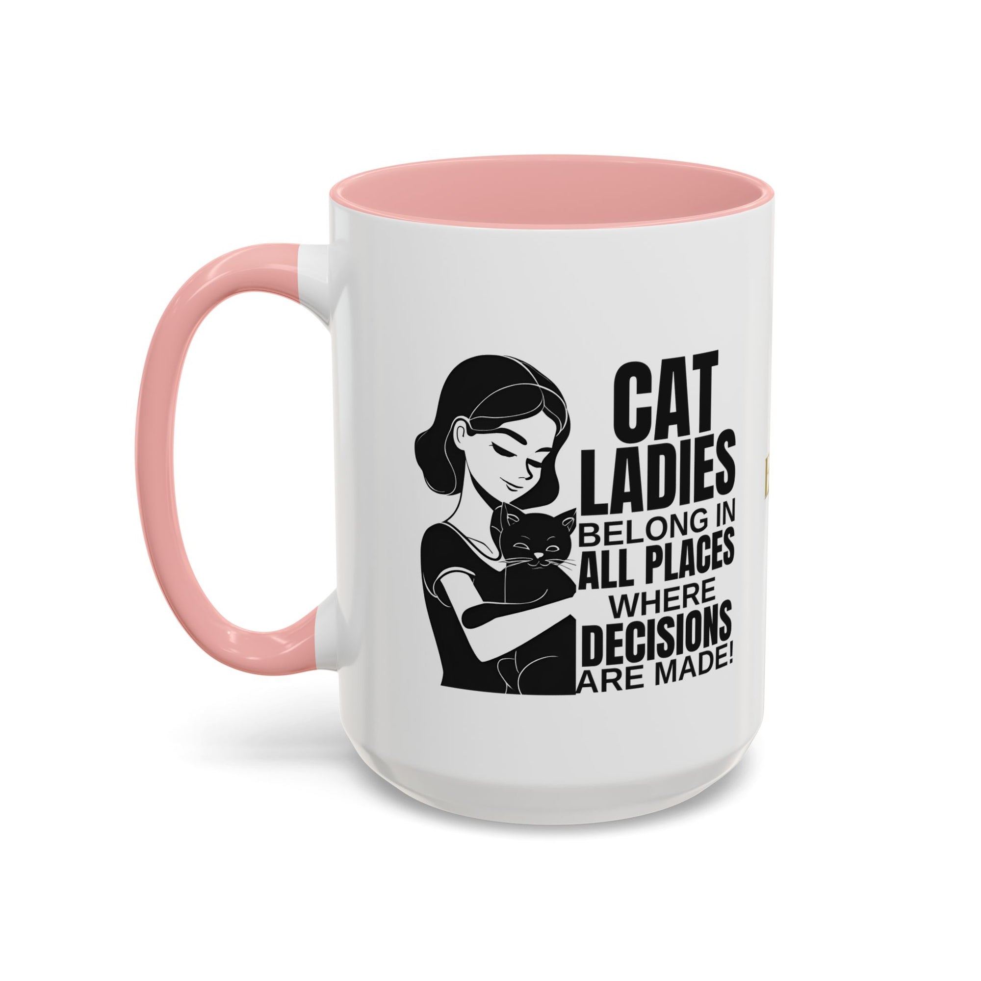 Cat Ladies Belong Accent Mug