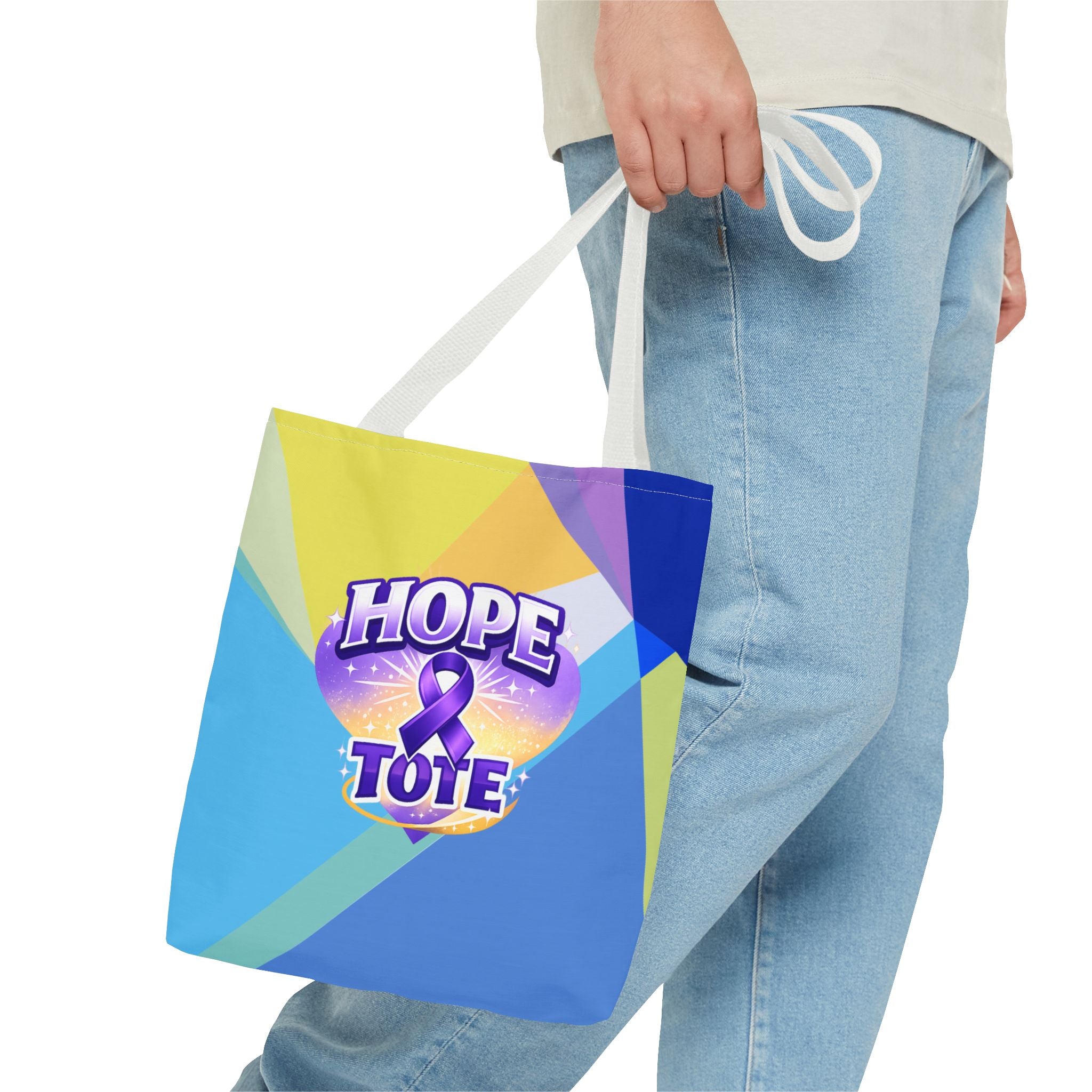 Hope Tote Epilepsy Awareness Ribbon Tote Bag
