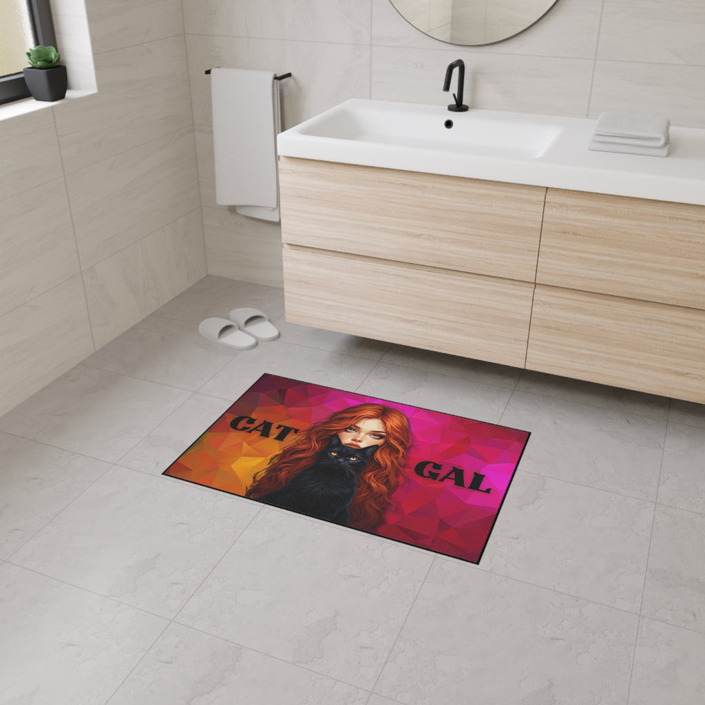 Cat Gal Heavy Duty Floor Mat - Perfect for Cat Lovers