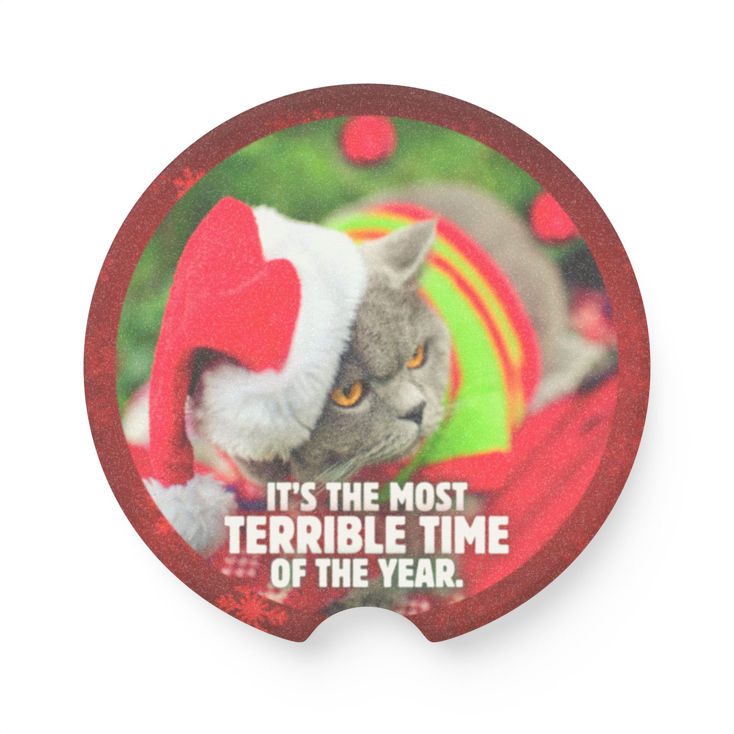 Most Terrible Time Soapstone Car Coaster