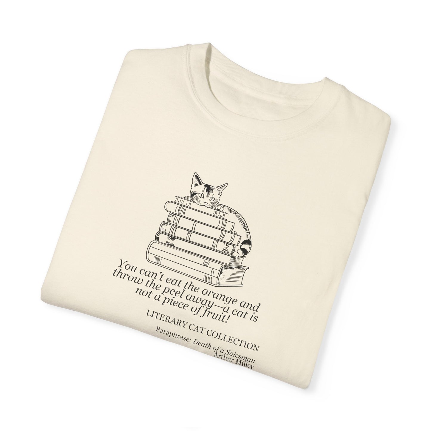 Literary Cat Unisex T-Shirt - Death of a Salesman
