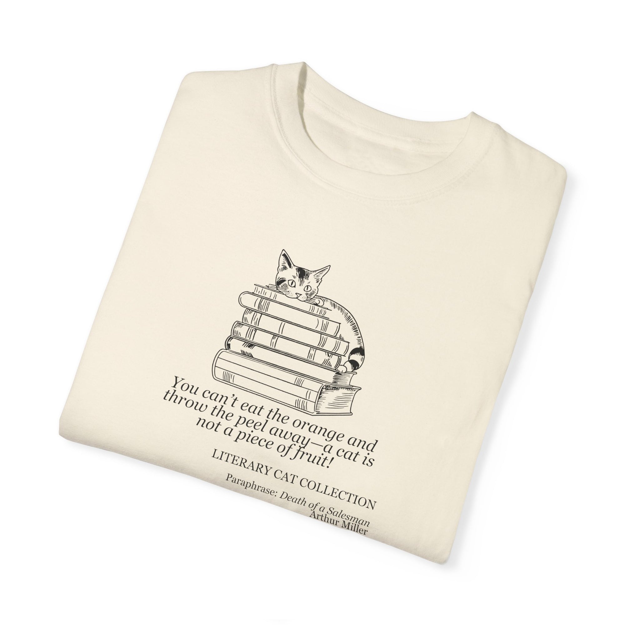 Literary Cat Unisex T-Shirt - Death of a Salesman