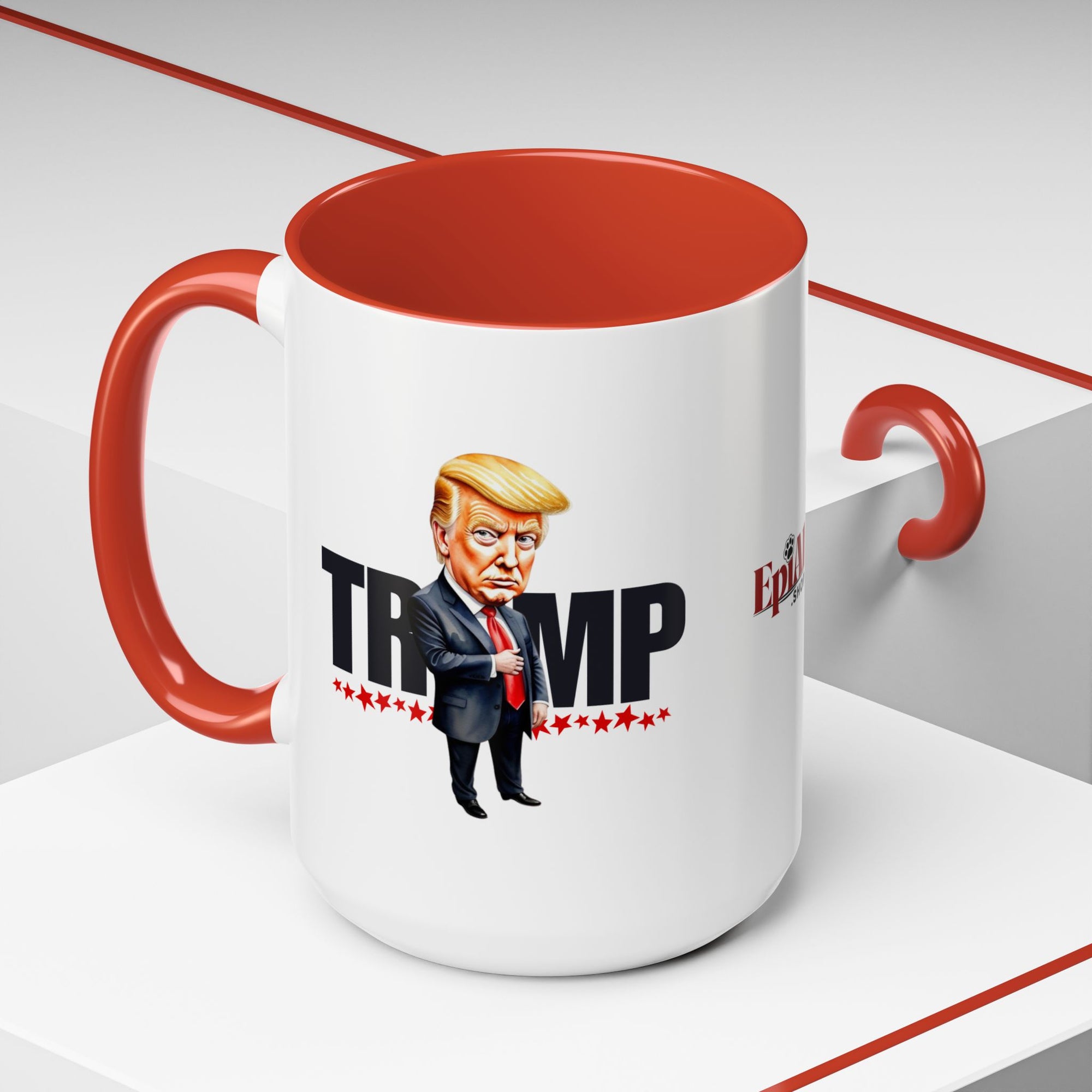 Trump Accent Coffee Mug - 11oz & 15oz, Bold Statement Mugs for Political Enthusiasts