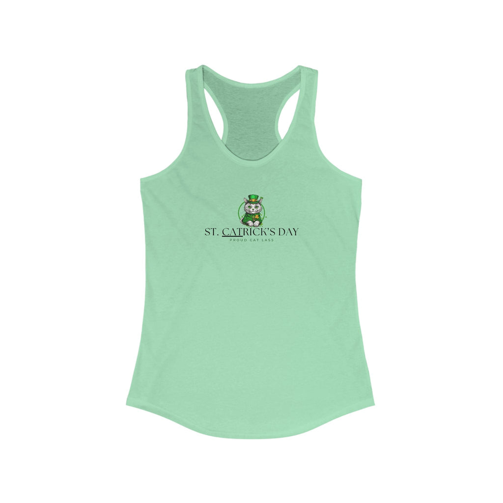 St. Patrick's Day Women's Racerback Tank Printify