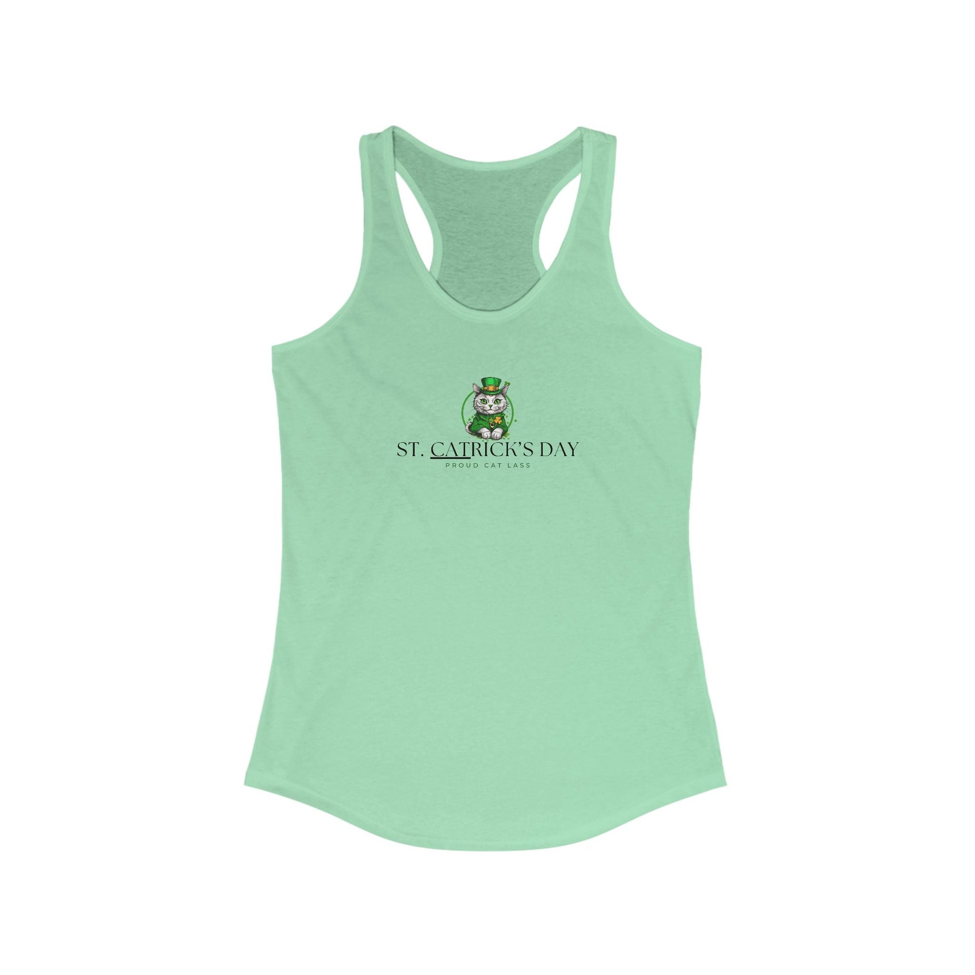 St. Patrick's Day Women's Racerback Tank Printify