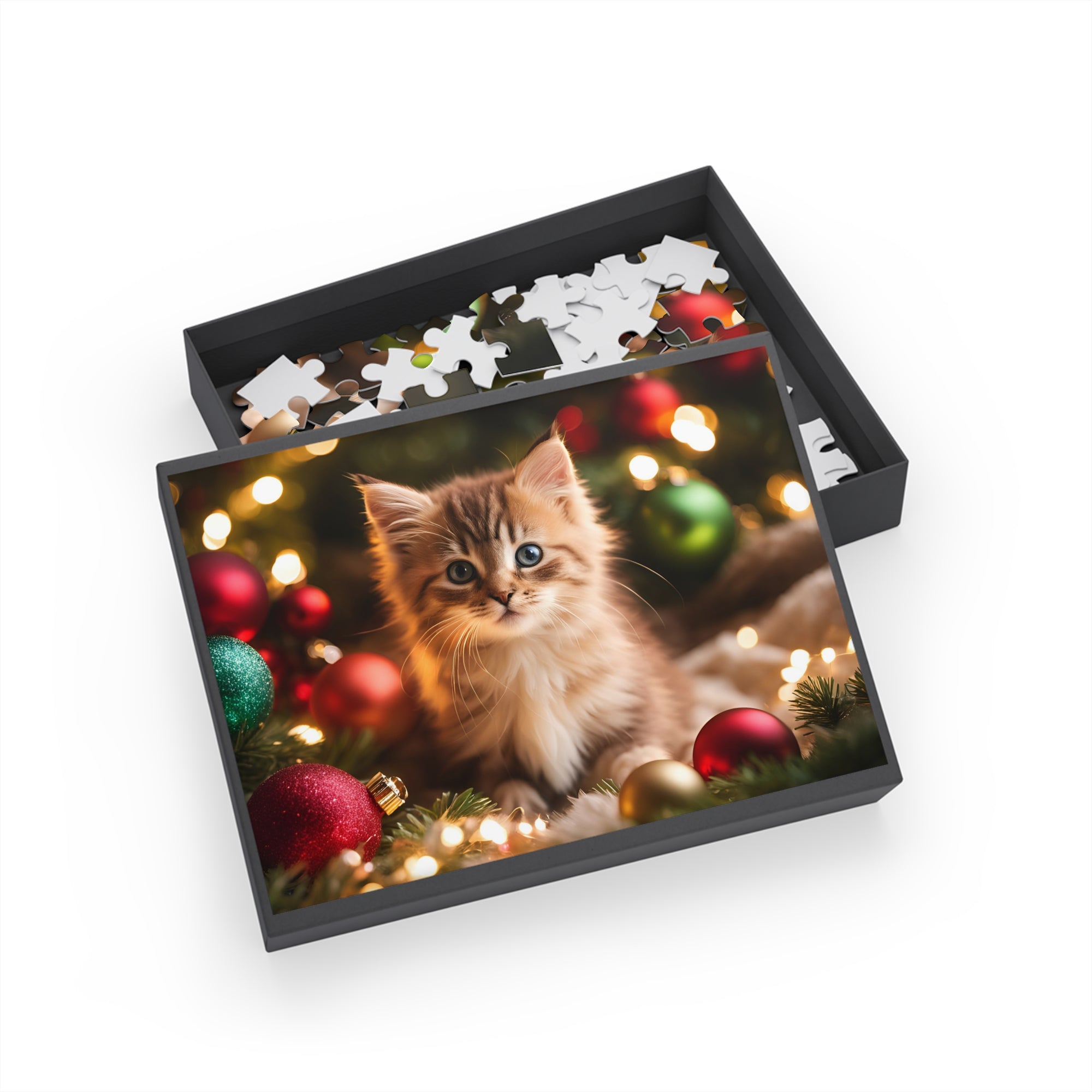 Kitten Christmas Puzzle (96, 252, 500, 1000-Piece)