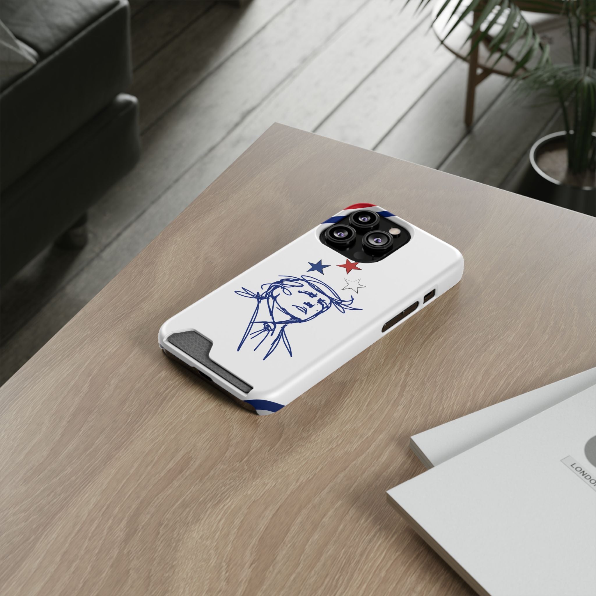 Minimal Line Portrait Samsung Case — Say Less Edition