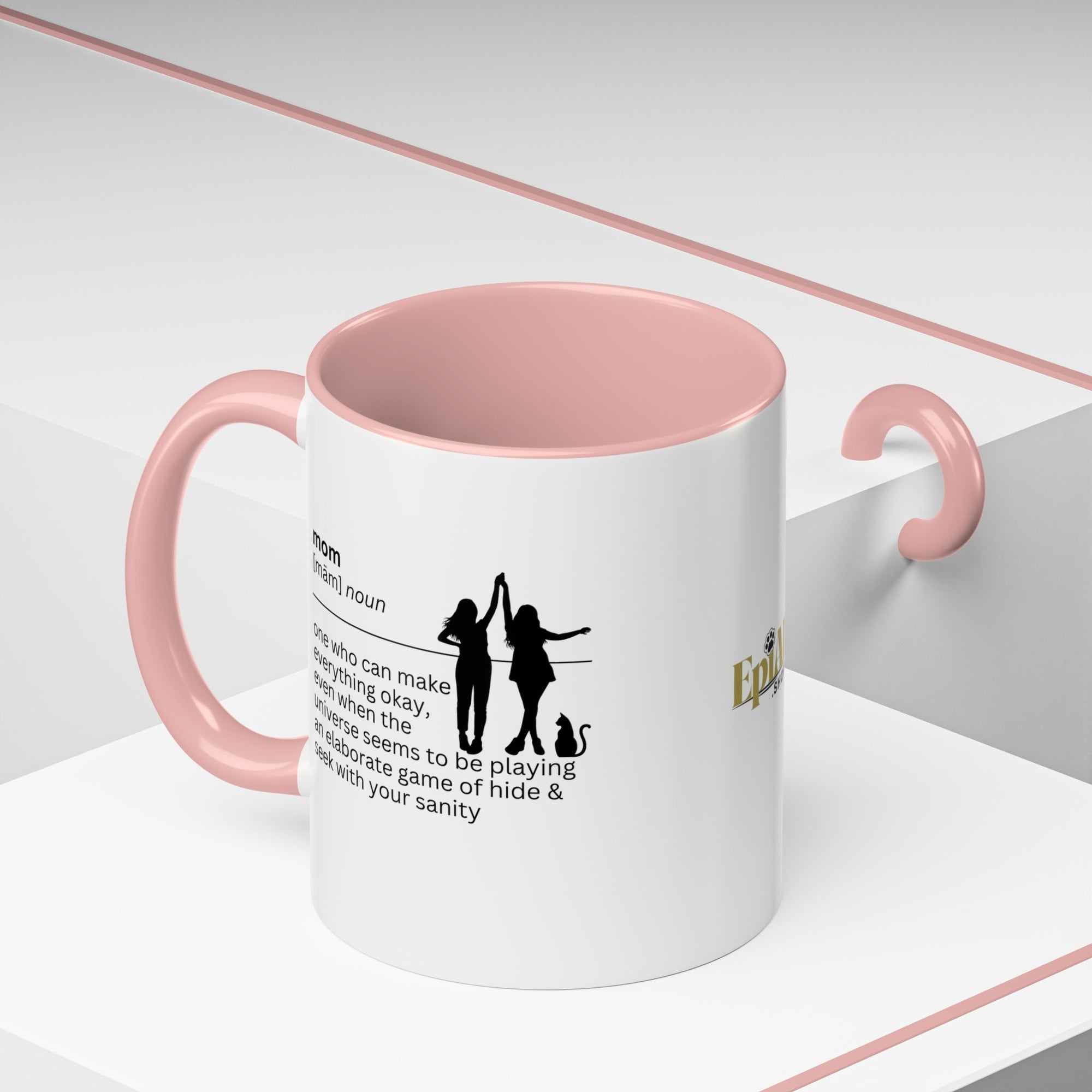 Mom Okay Accent Coffee Mug - Perfect Gift for Moms