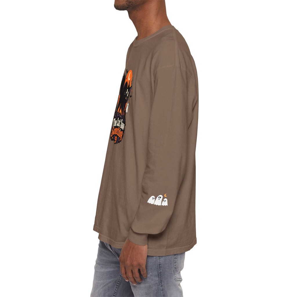 The Cat Saw Something Halloween Long Sleeve Shirt