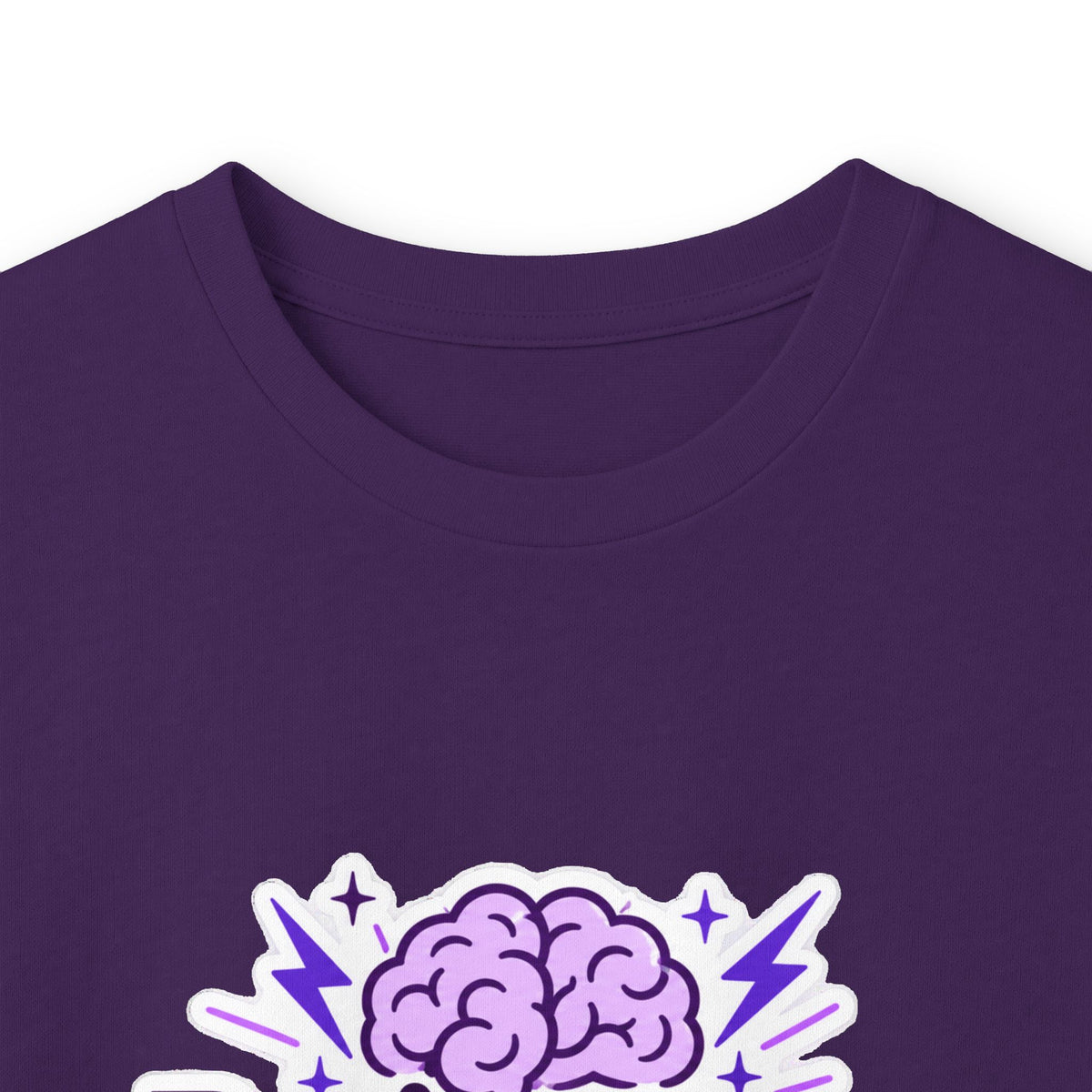 Brainstorm, Literally Epilepsy Awareness Long Sleeve Shirt | Purple Brain Epilepsy Tee