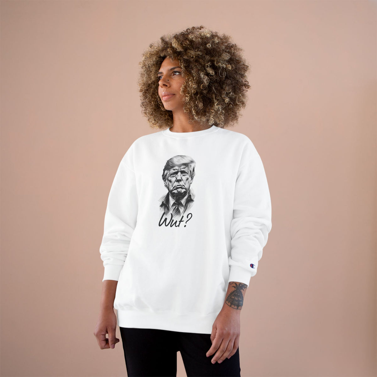 Wut Patriotic Champion Sweatshirt, Trump