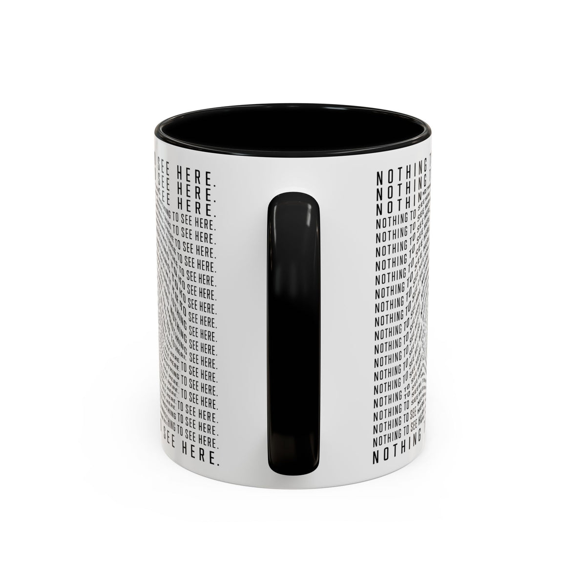 Nothing to See Here Mug | Hidden Fingerprint True Crime & Social Media Coffee Cup (11/15oz)