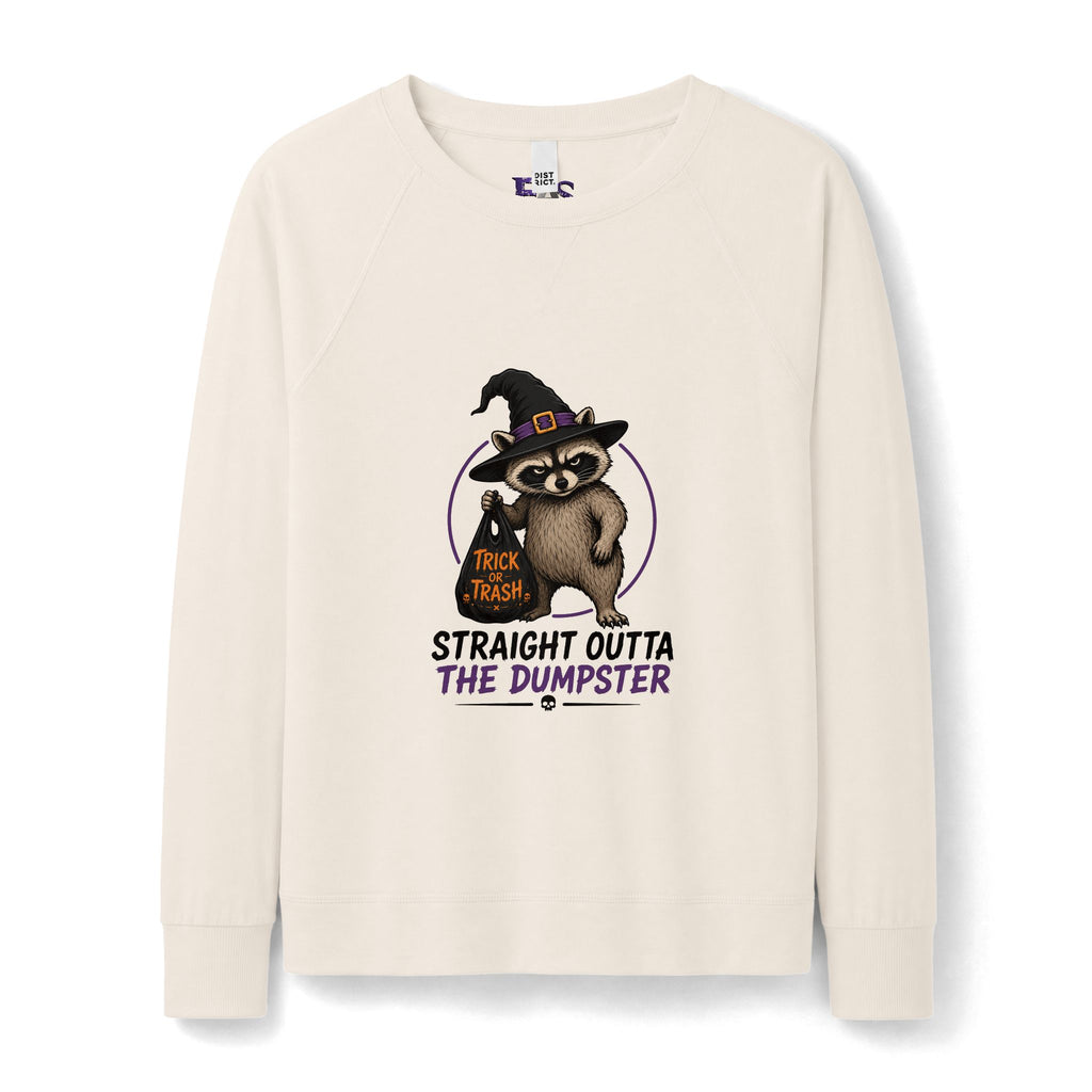 Jimothy “Straight Outta the Dumpster” Halloween Lightweight Crewneck Sweatshirt
