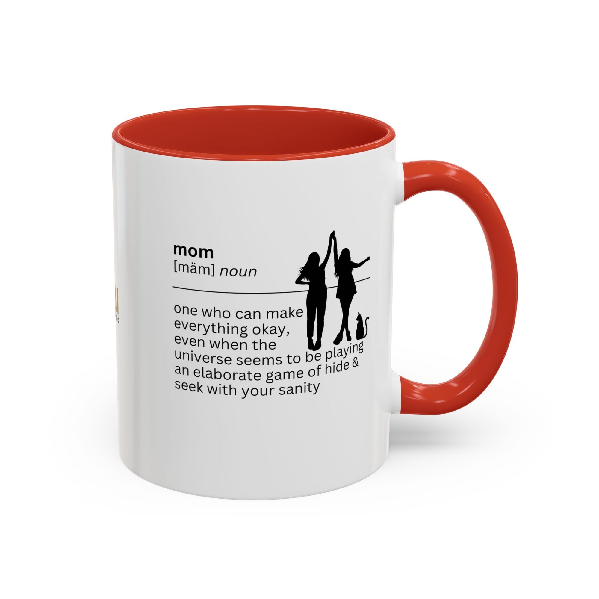 Mom Okay Accent Coffee Mug - Perfect Gift for Moms