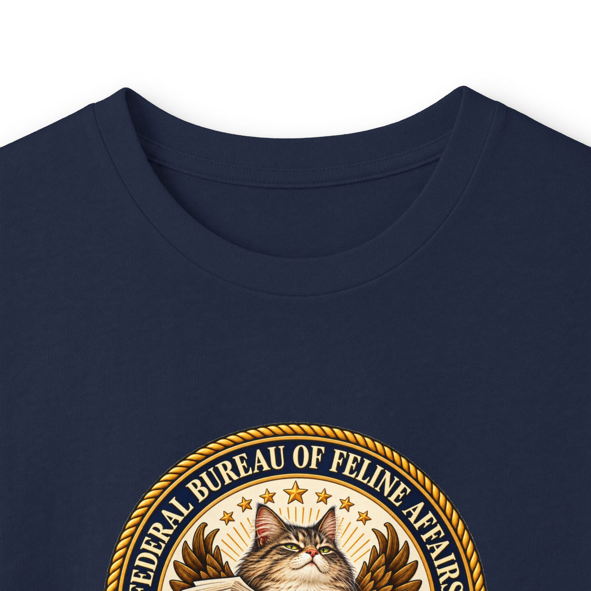 Federal Bureau of Feline Affairs Long Sleeve Shirt | Funny Cat Government Parody Tee
