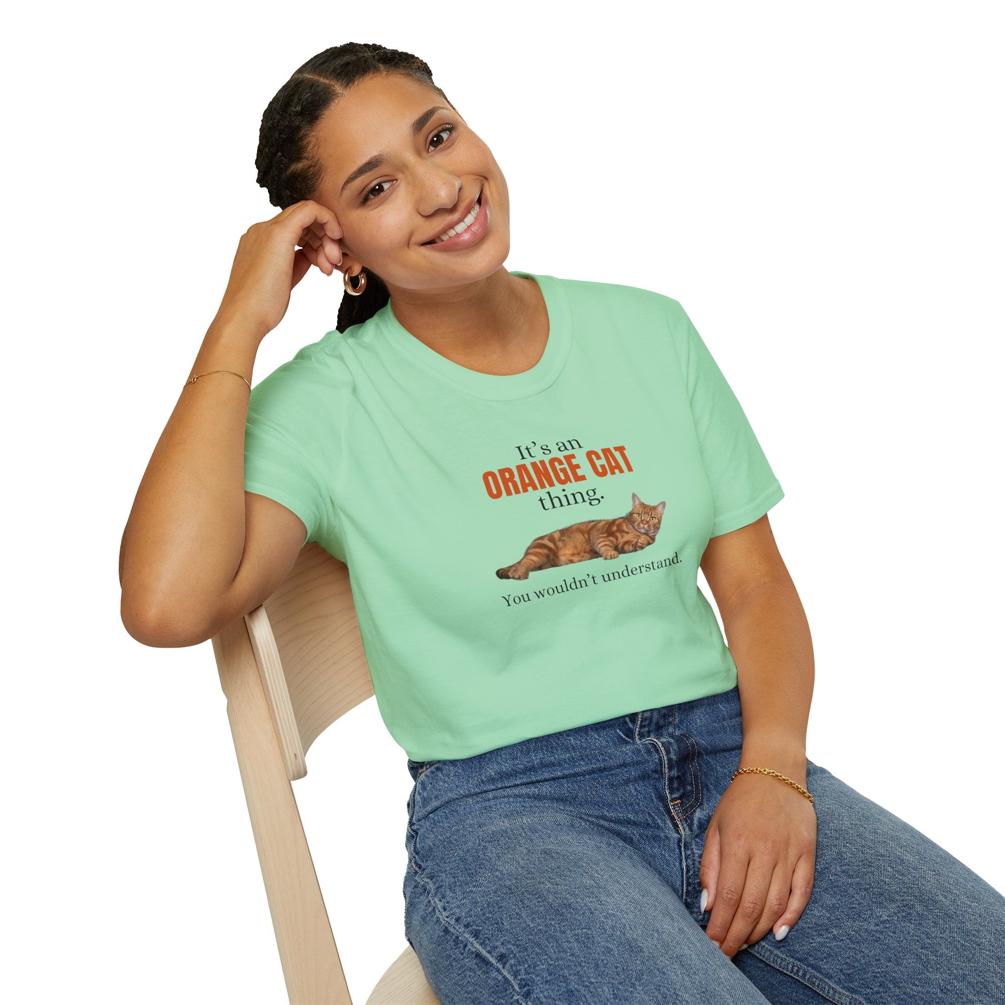 It's an Orange Cat Thing Unisex Softstyle T-Shirt