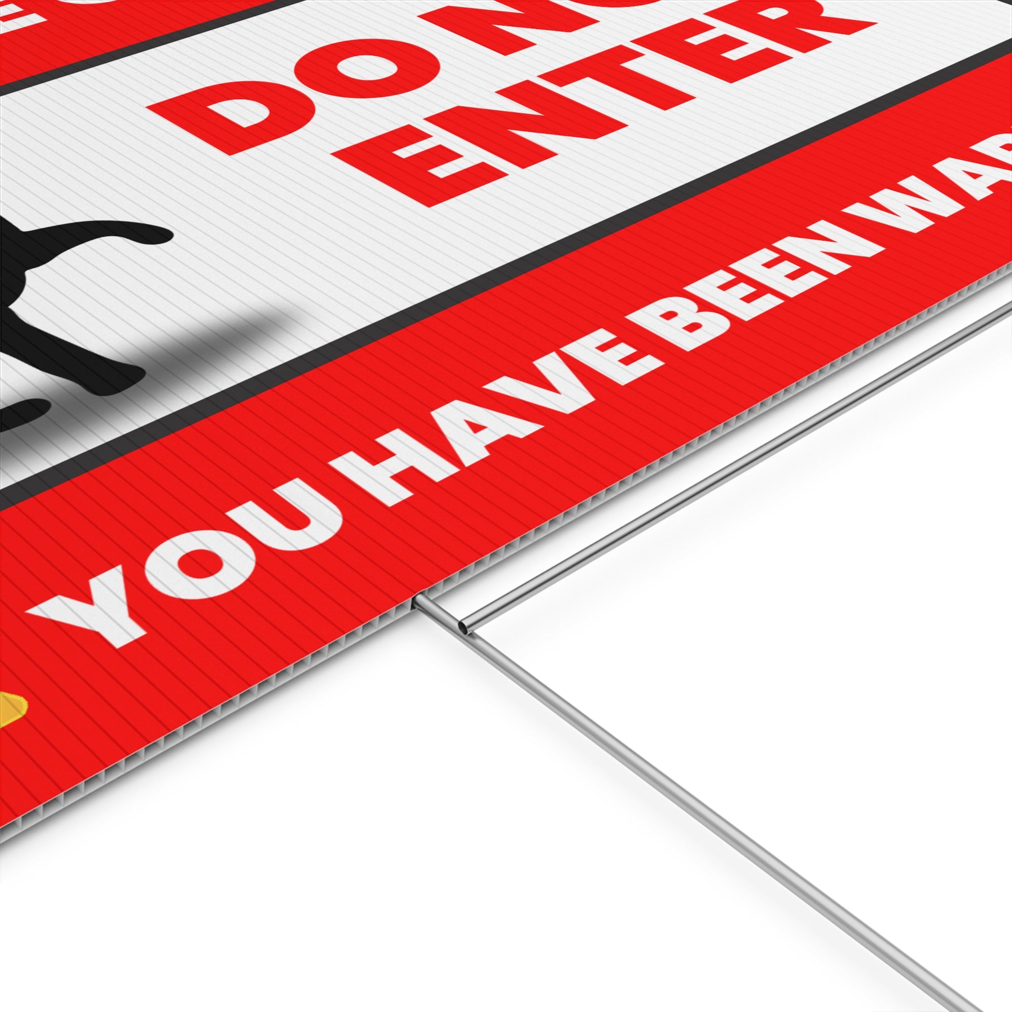 Beware of Cats Yard Sign | Funny Outdoor Decor | Do Not Enter Warning