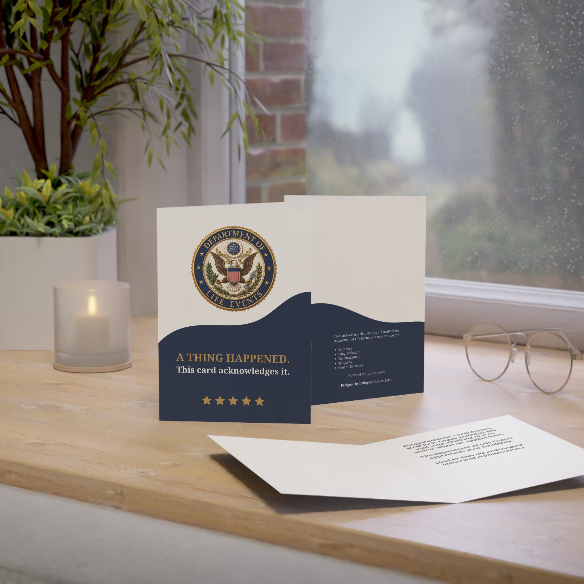 Department of Life Events Greeting Card – Funny All Occasion Card