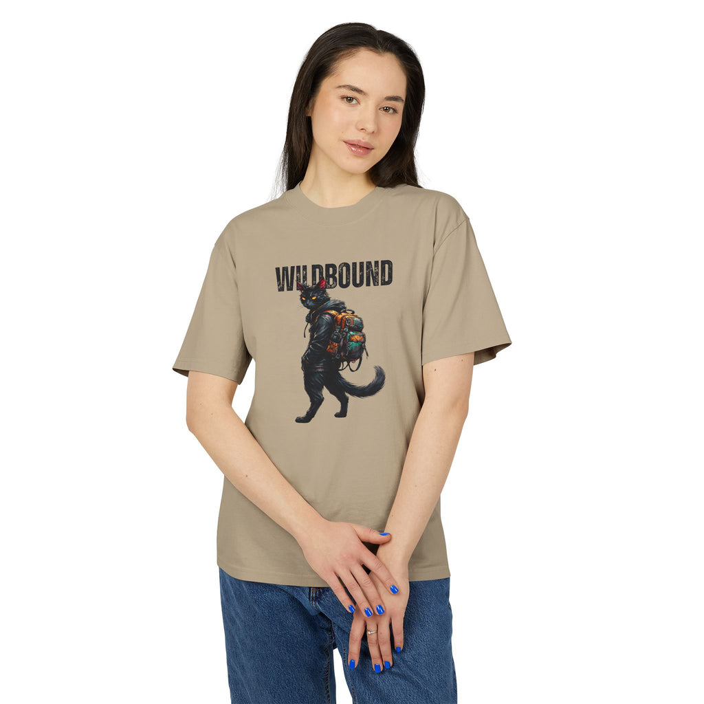 Wildbound Backpack Cat Heavyweight Faded Tee