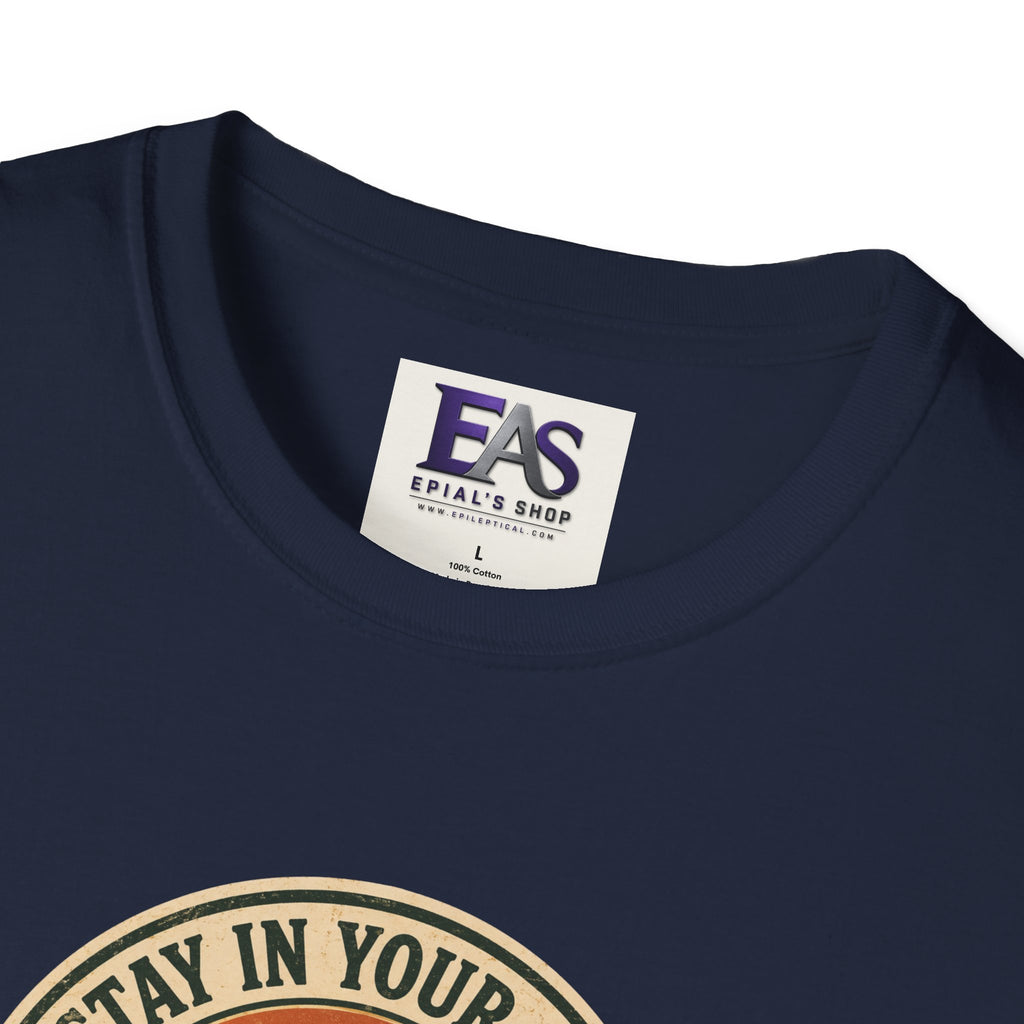 Stay in Your Lane Scenic Byway Unisex T-Shirt | Retro Road Trip Graphic Tee