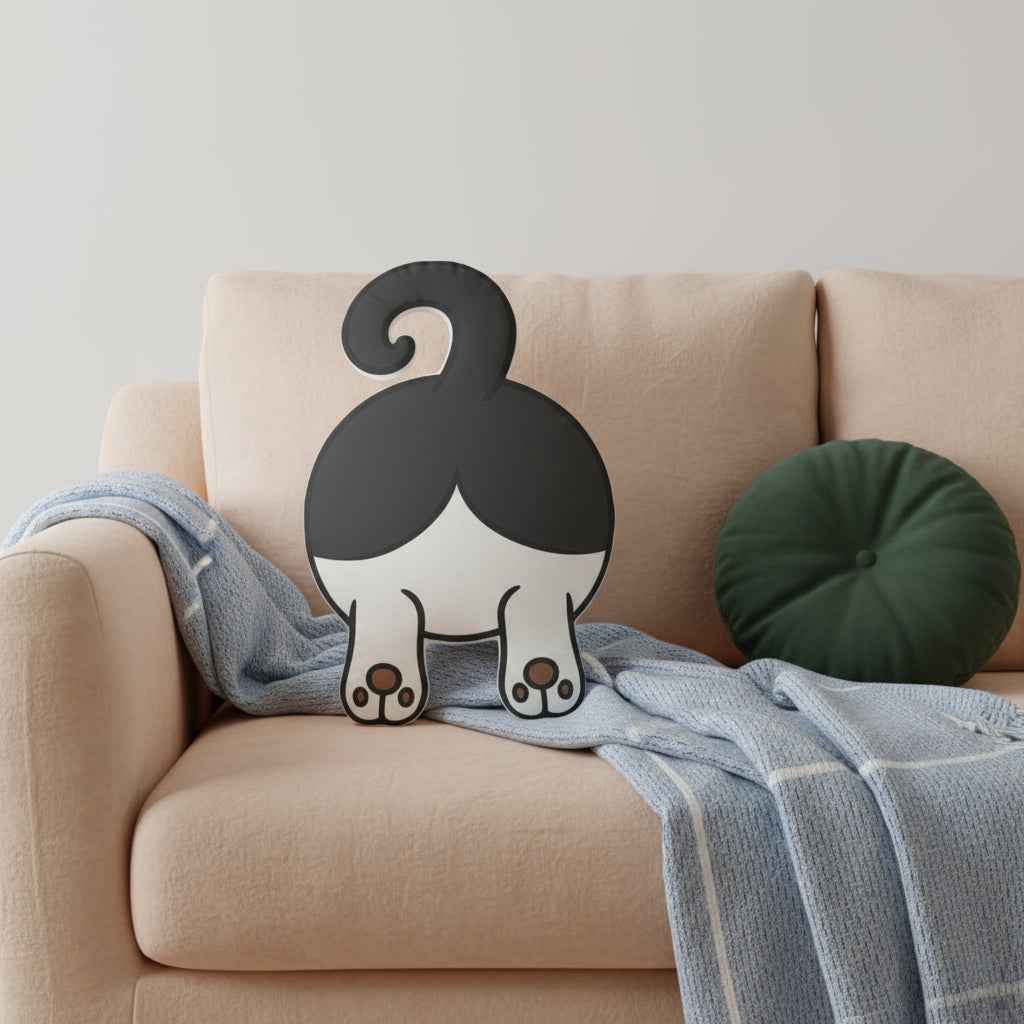 Cat Butt Shaped Pillow — Cute Decorative Throw Pillow