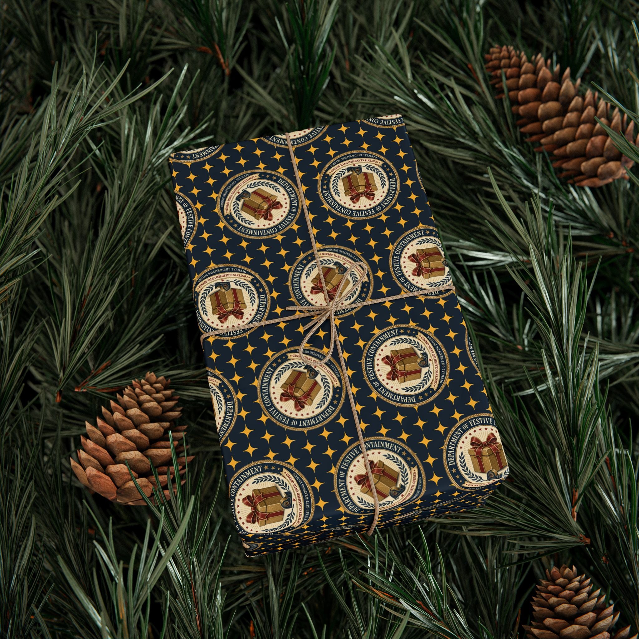 Department of Festive Containment Wrapping Paper Roll