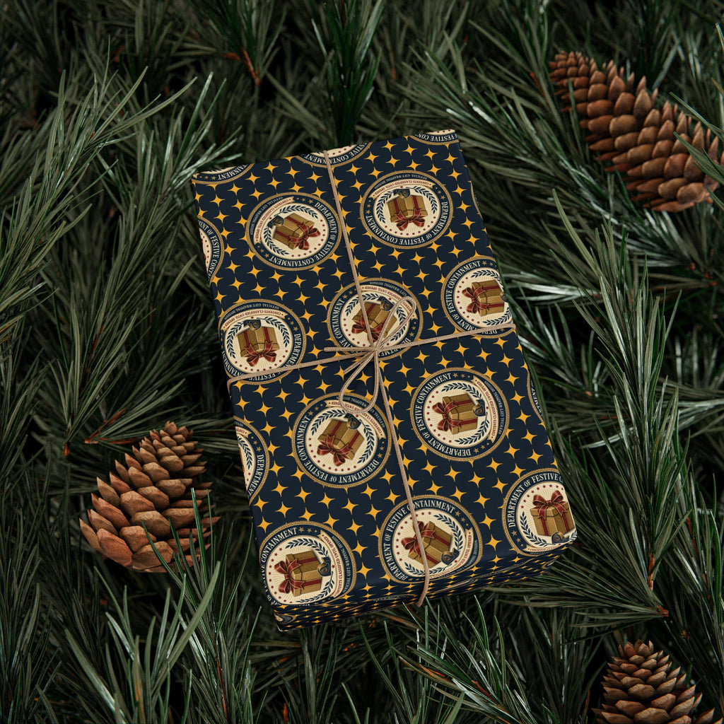 Department of Festive Containment Wrapping Paper Roll
