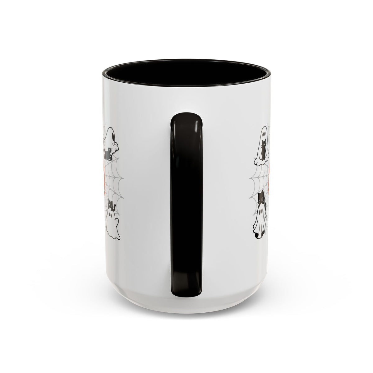 Ghost Cats Halloween Accent Mug (11oz, 15oz)