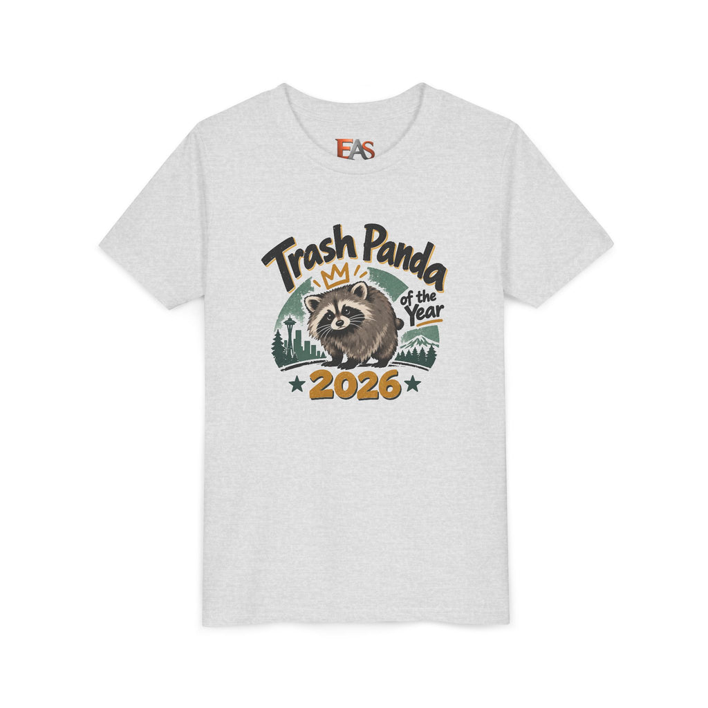 Trash Panda of the Year 2026 Youth T-Shirt | Jimothy-Inspired Raccoon Tee