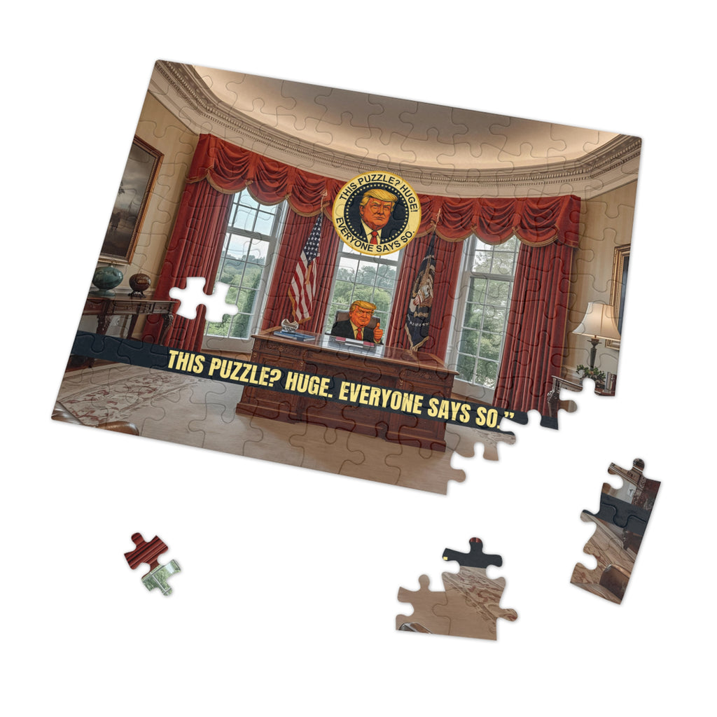 “This Puzzle? Huge. Everyone Says So.” Political Parody Jigsaw Puzzle