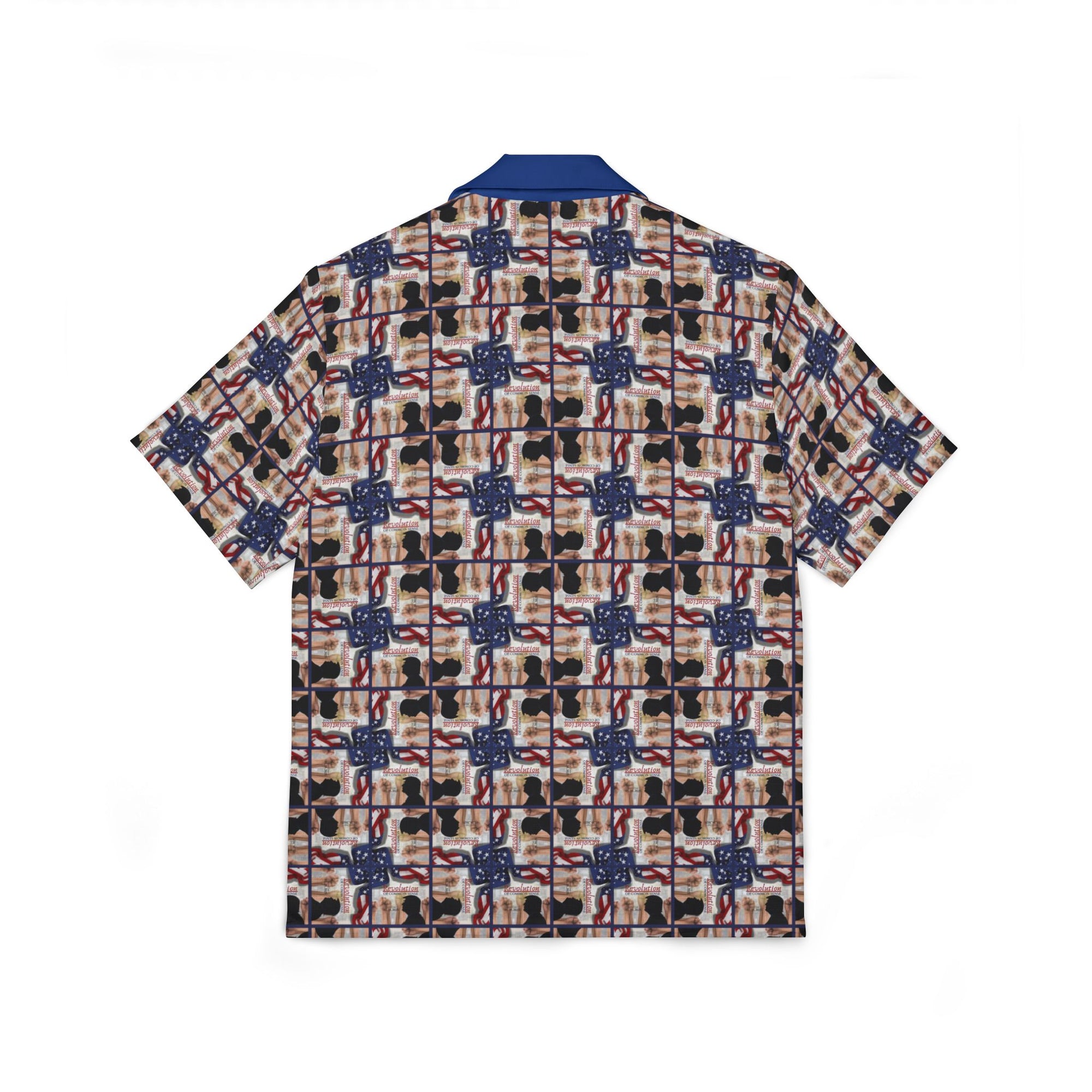 Trump Revolution of Common Sense Men's Hawaiian Camp Shirt