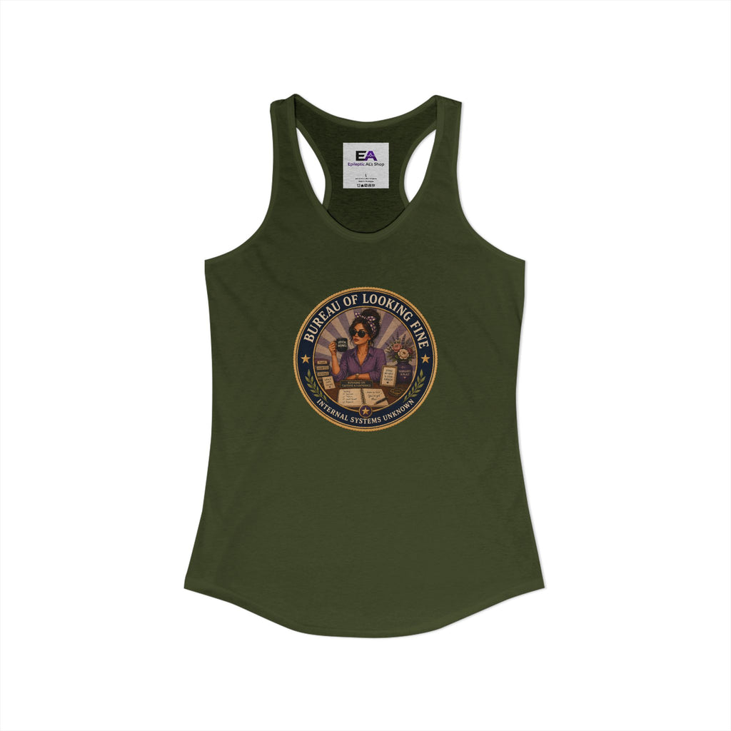 Bureau of Looking Fine Women's Racerback Tank Top – Internal Systems Unknown