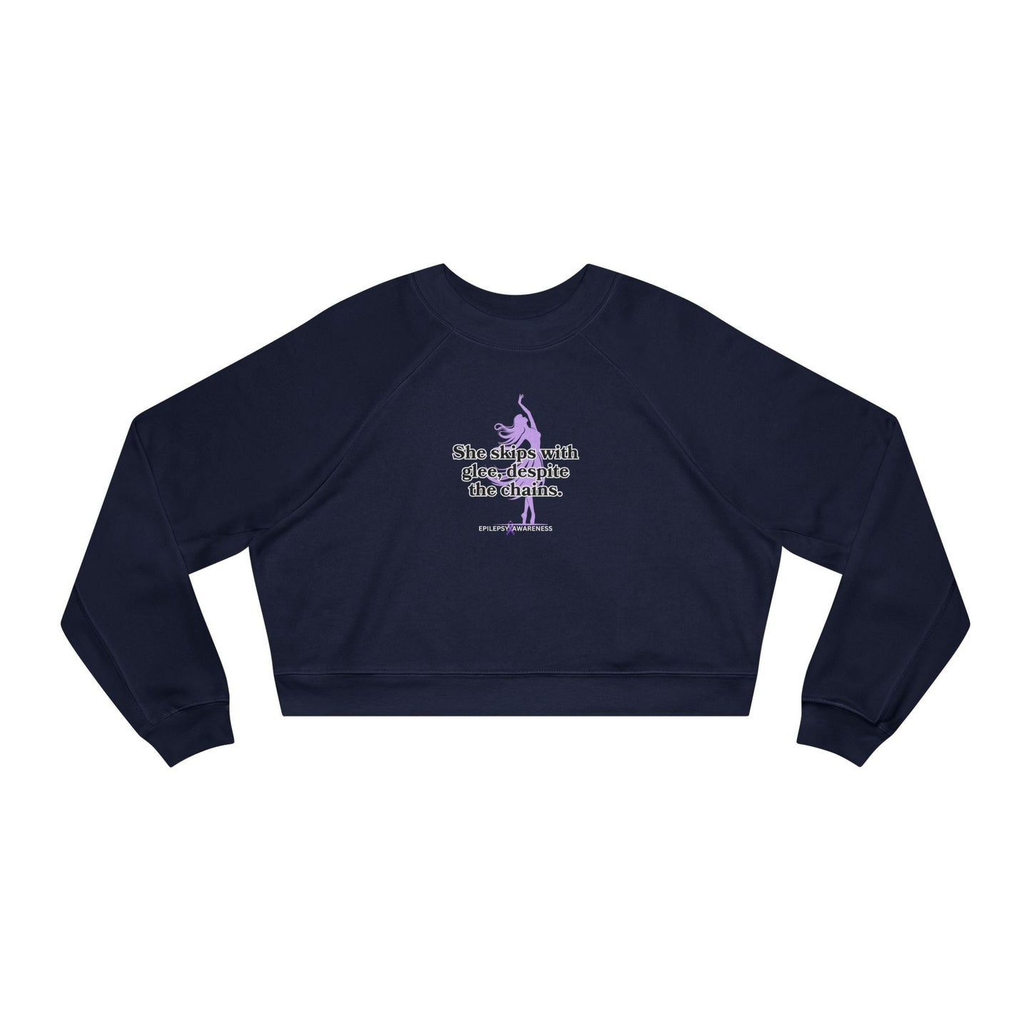 She Skips with Glee Women's Cropped Fleece Pullover