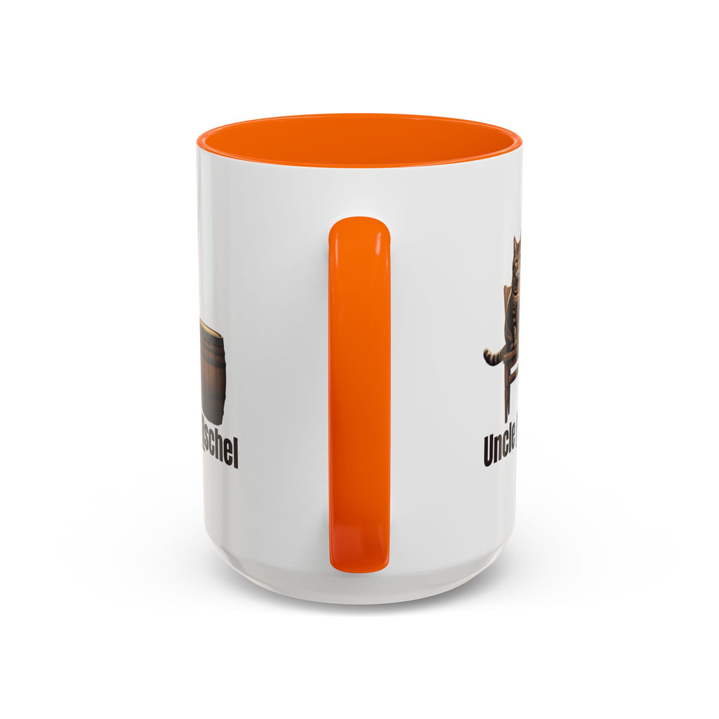 Humorous Uncle Purrschel Cat Accent Coffee Mug
