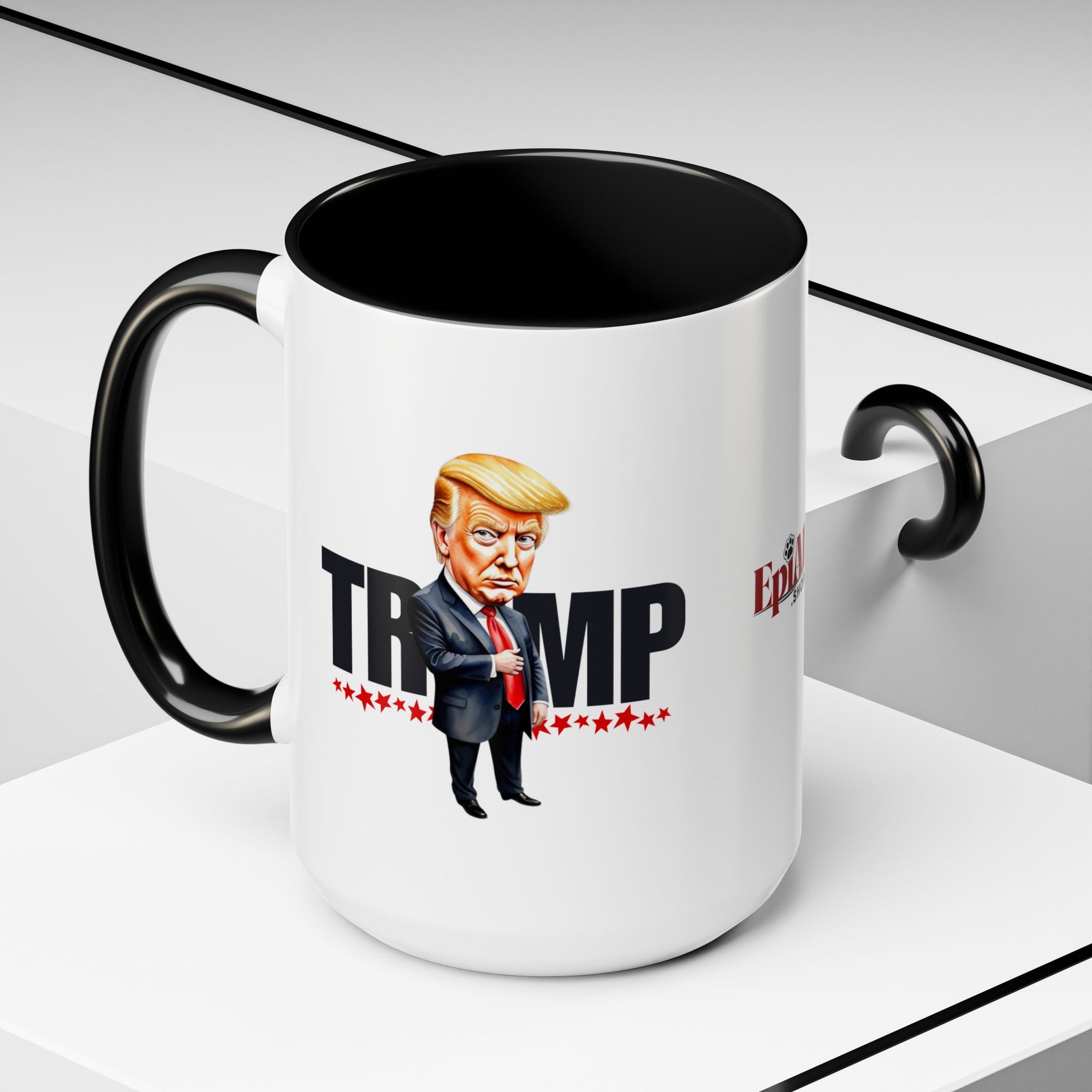 Trump Accent Coffee Mug - 11oz & 15oz, Bold Statement Mugs for Political Enthusiasts